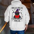 Hocus Pocus Everybody Focus Halloween Teacher For Men Women Men Zip Up Hoodie Back Print, funny gift Hocus Pocus Everybody Focus Halloween Teacher For Men Women Men Zip Up Hoodie Back Print, funny gift