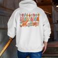 Inclusion Matters Groovy American Sign Language ASL Teacher For Men Women Men Zip Up Hoodie Back Print, Groovy Teacher Hoodies, funny gift