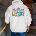 Infant Teacher Floral First Day Back To School Teaching Men Zip Up Hoodie Back Print, funny gift Infant Teacher Floral First Day Back To School Teaching Men Zip Up Hoodie Back Print, funny gift
