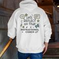 Instructional Coach Reflect Support Teachers Student Success Men Zip Up Hoodie Back Print, funny gift Instructional Coach Reflect Support Teachers Student Success Men Zip Up Hoodie Back Print, funny gift