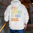 It's A Good Day To Make Music Music Lover Teacher Men Zip Up Hoodie Back Print, funny gift It's A Good Day To Make Music Music Lover Teacher Men Zip Up Hoodie Back Print, funny gift