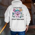 Little Miss Stem Teacher Men Zip Up Hoodie Back Print, funny gift Little Miss Stem Teacher Men Zip Up Hoodie Back Print, funny gift