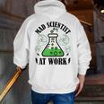 Mad Scientist Science Teacher Halloween Costume Teen Girls Men Zip Up Hoodie Back Print, Science Teacher Hoodies, funny gift Mad Scientist Science Teacher Halloween Costume Teen Girls Men Zip Up Hoodie Back Print, Science Teacher Hoodies, funny gift