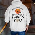 Make Mark Paintbrush International Dot Day Art Teacher Men Zip Up Hoodie Back Print, funny gift Make Mark Paintbrush International Dot Day Art Teacher Men Zip Up Hoodie Back Print, funny gift