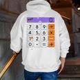 Math Teacher Halloween Costume Calculator Math Pun Men Zip Up Hoodie Back Print, funny gift Math Teacher Halloween Costume Calculator Math Pun Men Zip Up Hoodie Back Print, funny gift