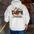 One Dope Teacher Men Zip Up Hoodie Back Print, funny gift One Dope Teacher Men Zip Up Hoodie Back Print, funny gift