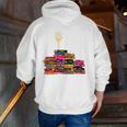Reading Books Librarian Reader Nerd I'm Ok Teacher School Men Zip Up Hoodie Back Print, funny gift Reading Books Librarian Reader Nerd I'm Ok Teacher School Men Zip Up Hoodie Back Print, funny gift