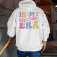 Retro Groovy Retirement Era Retired Teacher Men Zip Up Hoodie Back Print, Groovy Teacher Hoodies, funny gift