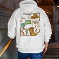 Retro Howdy Pre-K Back To School Western Teacher Men Zip Up Hoodie Back Print, funny gift
