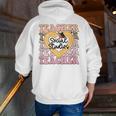 Social Studies Teacher Pencil Heart Leopard Back To School Men Zip Up Hoodie Back Print, funny gift