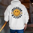 Special Education Teacher Autism Awareness Inclusion Matters Men Zip Up Hoodie Back Print, funny gift Special Education Teacher Autism Awareness Inclusion Matters Men Zip Up Hoodie Back Print, funny gift