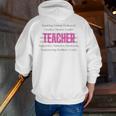 TEACH Inspirational Teacher Comfortable & Stylish T-Shirt Men Zip Up Hoodie Back Print, funny gift TEACH Inspirational Teacher Comfortable & Stylish T-Shirt Men Zip Up Hoodie Back Print, funny gift