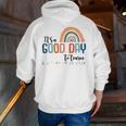 Teacher Of Visually Impaired Braille A Good Day To Learn Men Zip Up Hoodie Back Print, funny gift