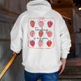 Teaching Is My Jam Teacher Team Crew Cute Strawberry Girls Men Zip Up Hoodie Back Print, funny gift