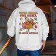 Thanksgiving Grammar Thankful English Teacher Fall Turkey Men Zip Up Hoodie Back Print, English Teacher Hoodies, funny gift