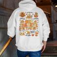 Thanksgiving One Thankful Art Teacher Fall Groovy Men Women Men Zip Up Hoodie Back Print, Groovy Teacher Hoodies, funny gift Thanksgiving One Thankful Art Teacher Fall Groovy Men Women Men Zip Up Hoodie Back Print, Groovy Teacher Hoodies, funny gift