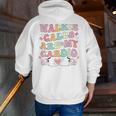 Walkie Calls Are My Cardio Special Education Teacher School Men Zip Up Hoodie Back Print, funny gift Walkie Calls Are My Cardio Special Education Teacher School Men Zip Up Hoodie Back Print, funny gift