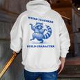 Weird Teachers Build Character Shirt Raccoon Dancing Men Zip Up Hoodie Back Print, funny gift Weird Teachers Build Character Shirt Raccoon Dancing Men Zip Up Hoodie Back Print, funny gift