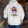 Witchy Teacher Halloween Messy Bun Teacher Bleached Men Zip Up Hoodie Back Print, funny gift Witchy Teacher Halloween Messy Bun Teacher Bleached Men Zip Up Hoodie Back Print, funny gift