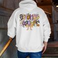 Women Spooky Science Teacher Halloween Science Stem Teacher Men Zip Up Hoodie Back Print, Science Teacher Hoodies, funny gift