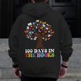 100 Days In The Books Reading Teacher 100th Day Of School Men Zip Up Hoodie Back Print, funny design 100 Days In The Books Reading Teacher 100th Day Of School Men Zip Up Hoodie Back Print, funny design
