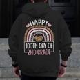 100th Day Of 2nd Grade 100 Days Of School Teacher Men Zip Up Hoodie Back Print, 2nd Grade Teacher Gifts, funny design 100th Day Of 2nd Grade 100 Days Of School Teacher Men Zip Up Hoodie Back Print, 2nd Grade Teacher Gifts, funny design