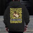 100th Day Of School Teacher Monkey Pun Banana For Men Women Girls Kids Men Zip Up Hoodie Back Print, funny design