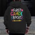 1st Grade Teacher Men Zip Up Hoodie Back Print, funny design 1st Grade Teacher Men Zip Up Hoodie Back Print, funny design