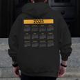 2025 Calendar For Planners Teachers Offices Months Men Zip Up Hoodie Back Print, funny design 2025 Calendar For Planners Teachers Offices Months Men Zip Up Hoodie Back Print, funny design