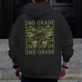 2nd Grade Teacher Student Camo Bow Back To School Men Zip Up Hoodie Back Print, 2nd Grade Teacher Gifts, funny design 2nd Grade Teacher Student Camo Bow Back To School Men Zip Up Hoodie Back Print, 2nd Grade Teacher Gifts, funny design