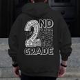 2nd Grade Typography Team 2nd Grade Teacher Back To School Men Zip Up Hoodie Back Print, 2nd Grade Teacher Gifts, funny design 2nd Grade Typography Team 2nd Grade Teacher Back To School Men Zip Up Hoodie Back Print, 2nd Grade Teacher Gifts, funny design