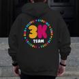 3K Team & Teacher Squad Threes Crew PreK Elementary Team Men Zip Up Hoodie Back Print, funny design 3K Team & Teacher Squad Threes Crew PreK Elementary Team Men Zip Up Hoodie Back Print, funny design