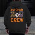 3rd Grade Boo Crew Halloween Teachers Students Costume Men Zip Up Hoodie Back Print, funny design 3rd Grade Boo Crew Halloween Teachers Students Costume Men Zip Up Hoodie Back Print, funny design