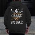 4th Grade Squad Star Team Leopard Teacher Crew Student Men Women Girls Kids Men Zip Up Hoodie Back Print, 4th Grade Teacher Gifts, funny design 4th Grade Squad Star Team Leopard Teacher Crew Student Men Women Girls Kids Men Zip Up Hoodie Back Print, 4th Grade Teacher Gifts, funny design