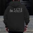 And 5678 Dance Music Teacher Dance Instructor Dancing Men Zip Up Hoodie Back Print, funny design And 5678 Dance Music Teacher Dance Instructor Dancing Men Zip Up Hoodie Back Print, funny design