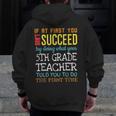 5th Grade Teacher Appreciation Men Zip Up Hoodie Back Print, funny design 5th Grade Teacher Appreciation Men Zip Up Hoodie Back Print, funny design