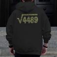 6 7 Army Pattern Meme Square Root 4489 Slang Math Teacher Men Zip Up Hoodie Back Print, funny design 6 7 Army Pattern Meme Square Root 4489 Slang Math Teacher Men Zip Up Hoodie Back Print, funny design