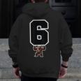 6 7 Matching Teachers Halloween Costume Gorilla Men Zip Up Hoodie Back Print, funny design 6 7 Matching Teachers Halloween Costume Gorilla Men Zip Up Hoodie Back Print, funny design