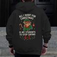 6-7 Students Saying 67 Xmas Six Seven Teacher Christmas Men Zip Up Hoodie Back Print, funny design 6-7 Students Saying 67 Xmas Six Seven Teacher Christmas Men Zip Up Hoodie Back Print, funny design