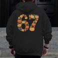 67 6 7 Fall Leaves For Teachers 67 Teacher Men Zip Up Hoodie Back Print, funny design 67 6 7 Fall Leaves For Teachers 67 Teacher Men Zip Up Hoodie Back Print, funny design