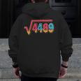 67 Ice Cream Drip Meme Math Teacher School Square Root 4489 Men Zip Up Hoodie Back Print, funny design
