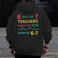 67 Teacher Middle School Teacher 6 7 Overuse 67 Men Zip Up Hoodie Back Print, funny design 67 Teacher Middle School Teacher 6 7 Overuse 67 Men Zip Up Hoodie Back Print, funny design