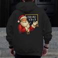 67 Teacher Santa Christmas Six Seven Meme Math Xmas Men Zip Up Hoodie Back Print, funny design
