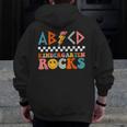ABCD Kindergarten Rocks Back To School Teacher Kindergarten Men Zip Up Hoodie Back Print, funny design ABCD Kindergarten Rocks Back To School Teacher Kindergarten Men Zip Up Hoodie Back Print, funny design