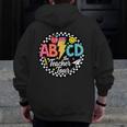 ABCD The Teacher Tour Back To School First Day Of School Men Zip Up Hoodie Back Print, funny design ABCD The Teacher Tour Back To School First Day Of School Men Zip Up Hoodie Back Print, funny design