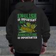 AG Teacher English Is Important But Agriculture Teacher Men Zip Up Hoodie Back Print, English Teacher Gifts, funny design AG Teacher English Is Important But Agriculture Teacher Men Zip Up Hoodie Back Print, English Teacher Gifts, funny design