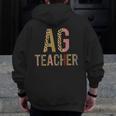 AG Teacher Farmer Life Agriculture Teacher Men Zip Up Hoodie Back Print, funny design AG Teacher Farmer Life Agriculture Teacher Men Zip Up Hoodie Back Print, funny design