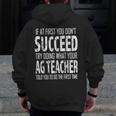 AG Teacher Shirt If At First You Don't Succeed Agriculture Men Zip Up Hoodie Back Print, funny design AG Teacher Shirt If At First You Don't Succeed Agriculture Men Zip Up Hoodie Back Print, funny design