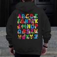 Alphabet Animals ABCs Zoo Kids Boys Girls Teacher Men Zip Up Hoodie Back Print, funny design Alphabet Animals ABCs Zoo Kids Boys Girls Teacher Men Zip Up Hoodie Back Print, funny design