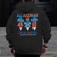 All American Teacher Pencil Coquette Bow USA Flag Teachers Men Zip Up Hoodie Back Print, funny design All American Teacher Pencil Coquette Bow USA Flag Teachers Men Zip Up Hoodie Back Print, funny design